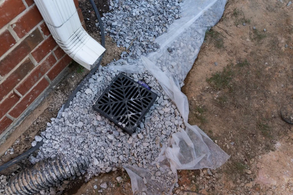 French drains in Collinsville